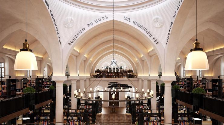 Tarihi kilise kütüphaneye dönüştürülüyor