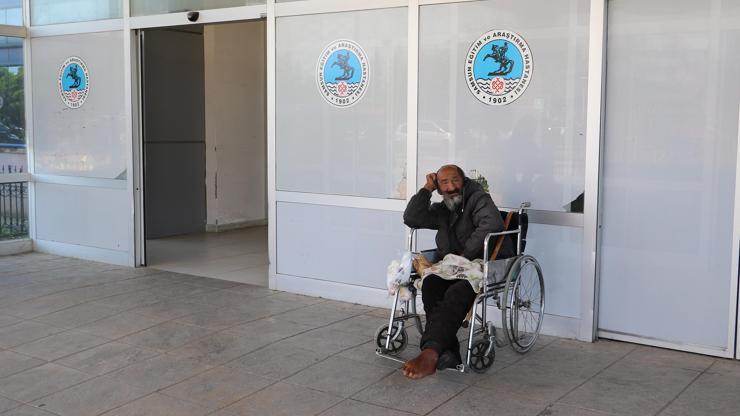 15 gündür tekerlekli sandalye üzerinde kalıyor