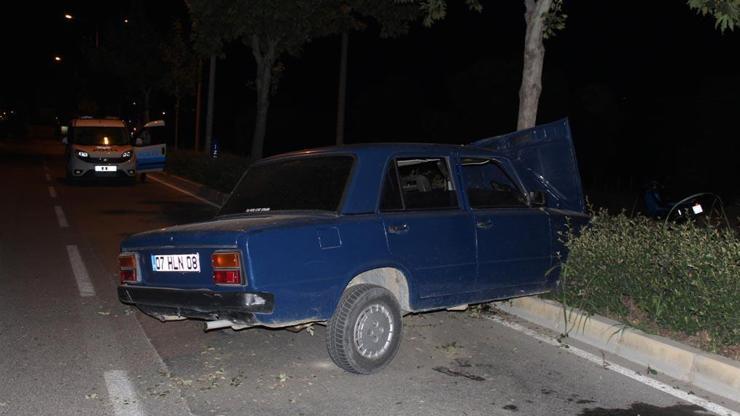 Ehliyetine el konulan sürücü, yine alkollü araç kullanırken kaza yaptı