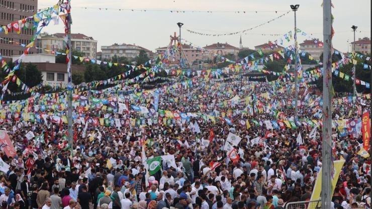 HDPden Bakırköyde İstanbul mitingi