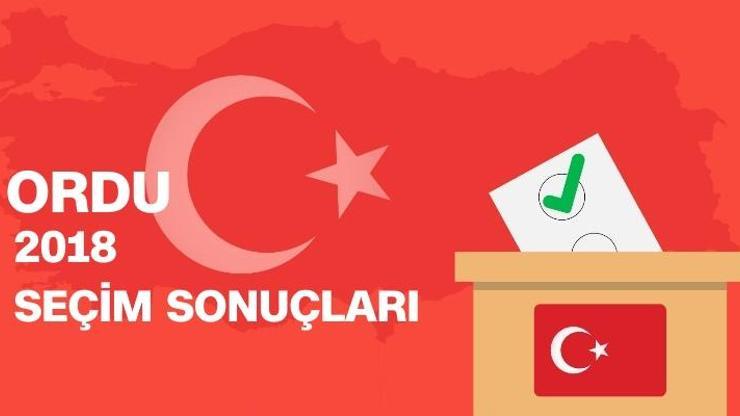 Ordu seçim sonuçları (24 Haziran Ordu Cumhurbaşkanlığı seçim sonuçları ve oy oranları)