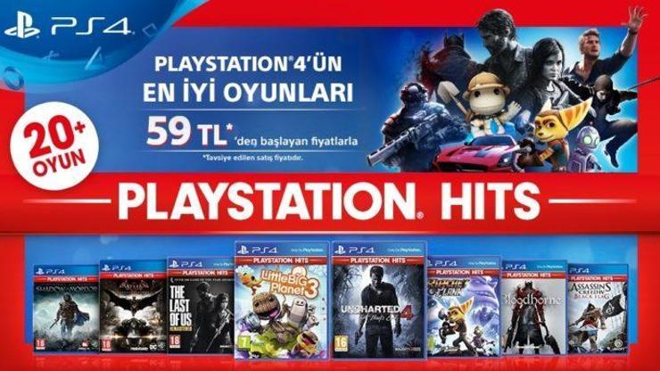 PlayStation Hits ile oyunlar uygun fiyata satılacak