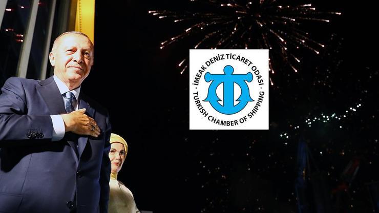 İMEAK Deniz Ticaret Odasından Cumhurbaşkanı Erdoğana tebrik