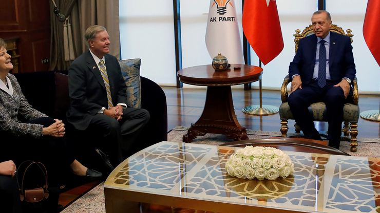 Cumhurbaşkanı Erdoğan, ABDli senatörleri kabul etti