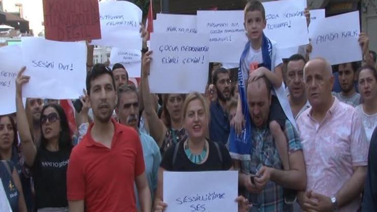 İYİ Partililer çocuk cinayetlerini protesto etti
