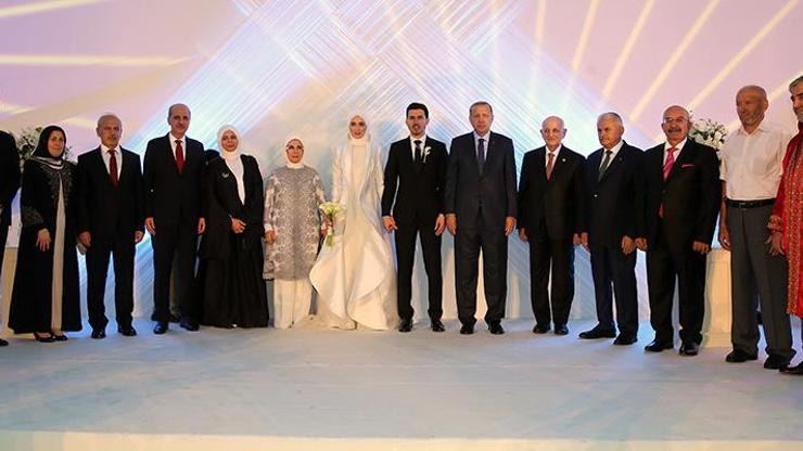 Cumhurbaşkanı Erdoğan, nikah şahidi oldu