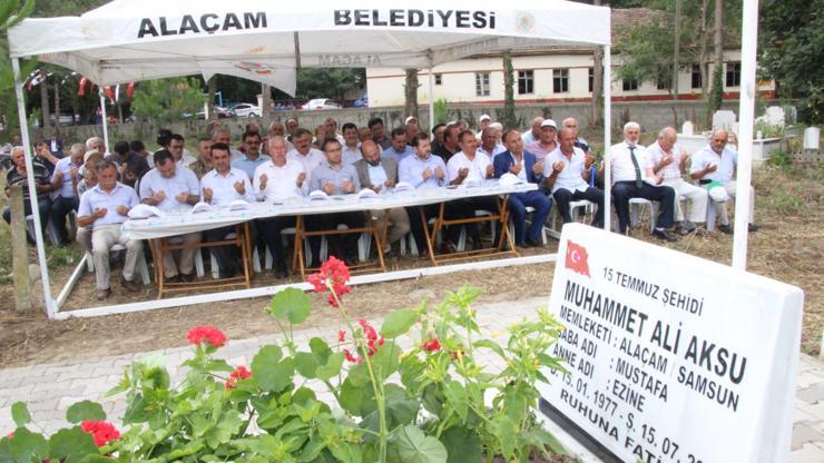 15 Temmuz şehidi mezarı başında anıldı