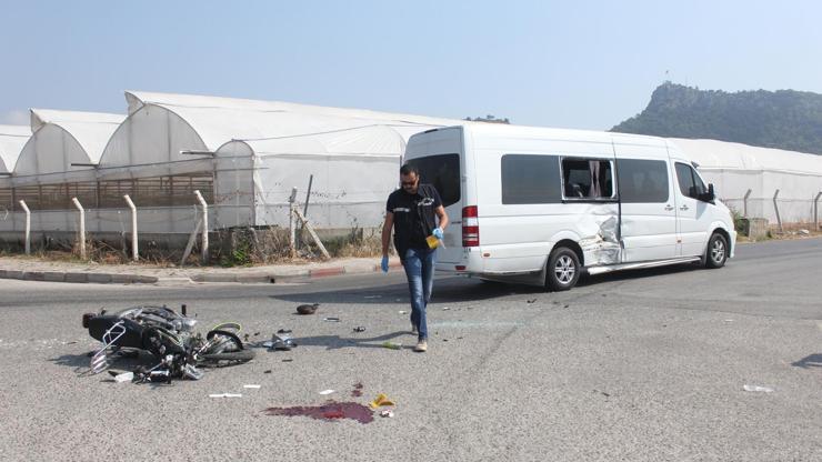 Kemerde trafik kazası: 1 yaralı