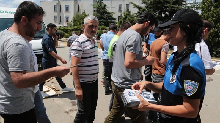 İstanbul polisinden broşürlü uyarı