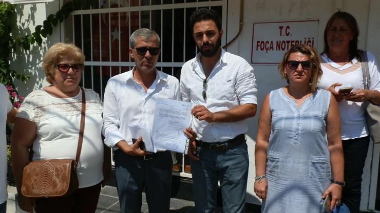 Foçalı kurultay delegeleri olağanüstü kurultay için imza verdi