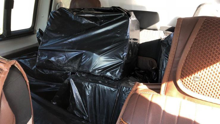 Vanda 9 bin paket kaçak sigara ele geçirildi