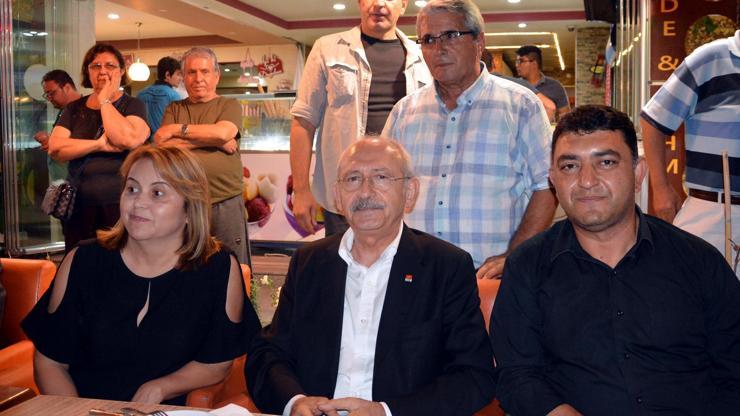 Kılıçdaroğluna dondurma ikramı