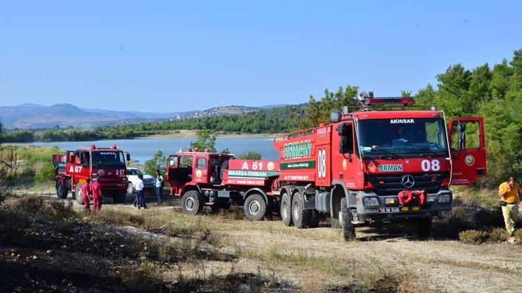 Manisada orman yangını (2)