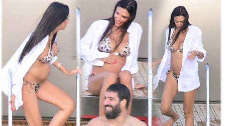 Arda Turan ile Aslıhan Turan tatilde