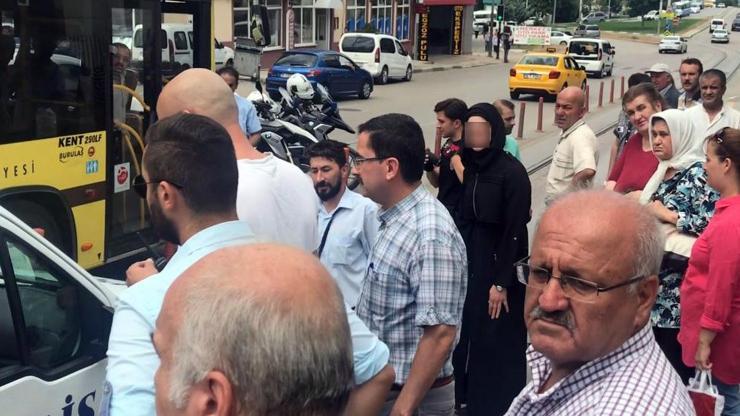 Otobüste taciz iddiasına gözaltı