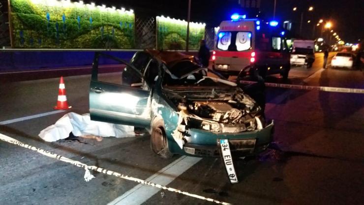 Maltepede trafik kazası: 1 ölü