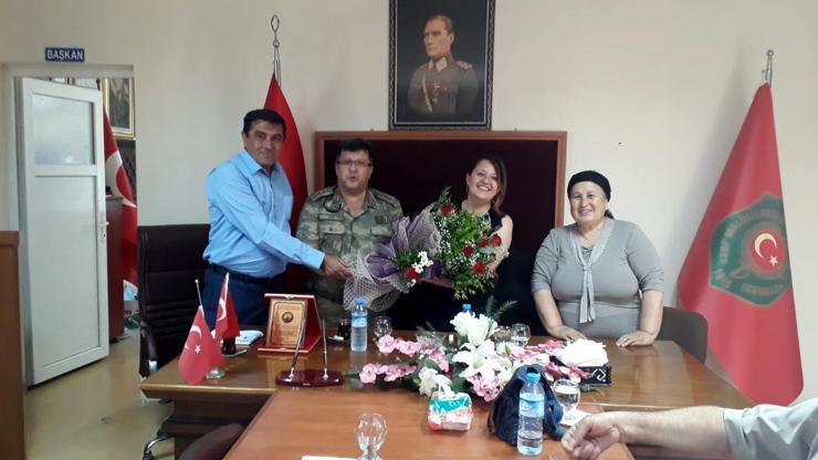 Garnizon komutanından, şehit ailelerine veda