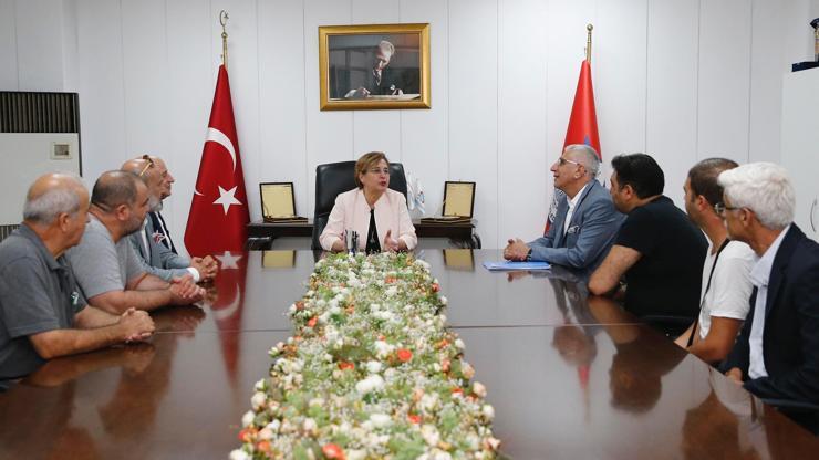 Esnaftan Pekdaşa teşekkür ziyareti