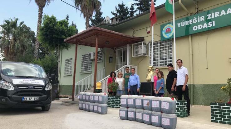 Yüreğir Ziraat Odasından üreticilere ilaç desteği