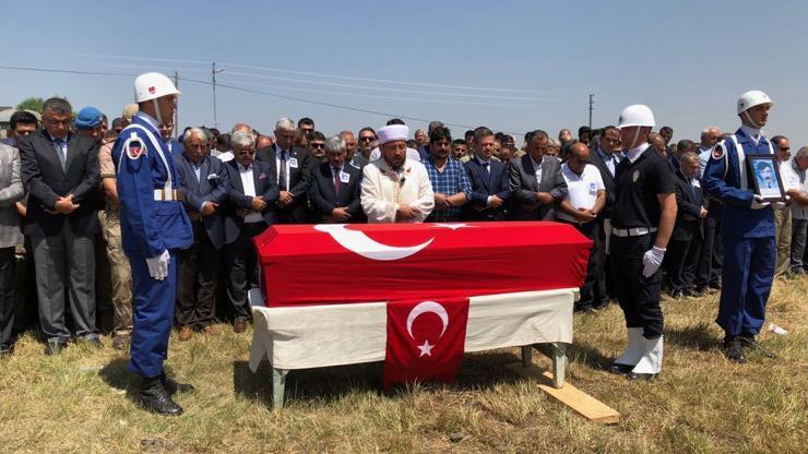Şehit kepçe operatörü, son yolculuğuna uğurlandı