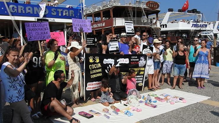 Çeşmede çocuk istismarına tepki açıklaması