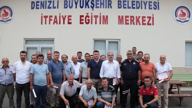 İtfaiyeden şoförlere yangın eğitimi