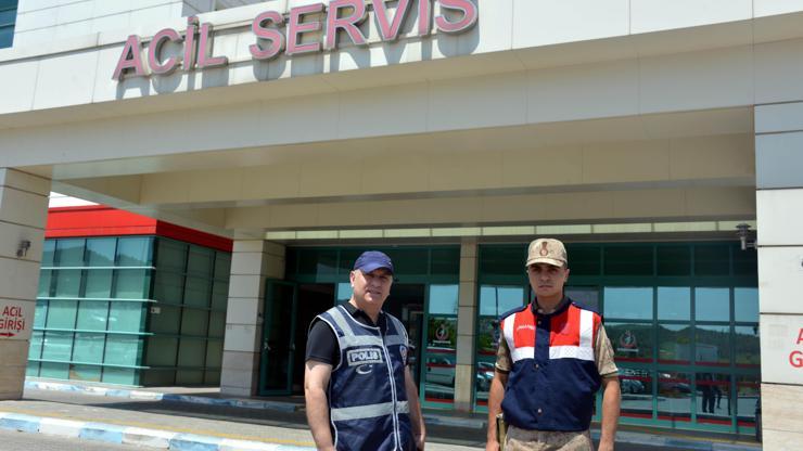 Kahramanmaraşta jandarmalar hastanede görev yapmaya başladı