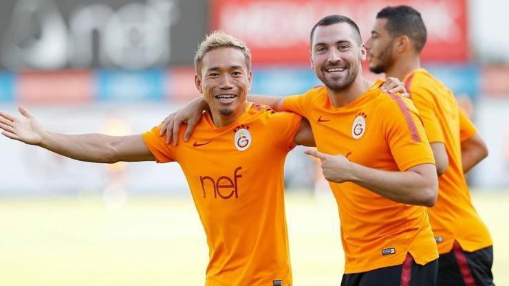 Galatasaray AEK maçı hazırlıklarını tamamladı