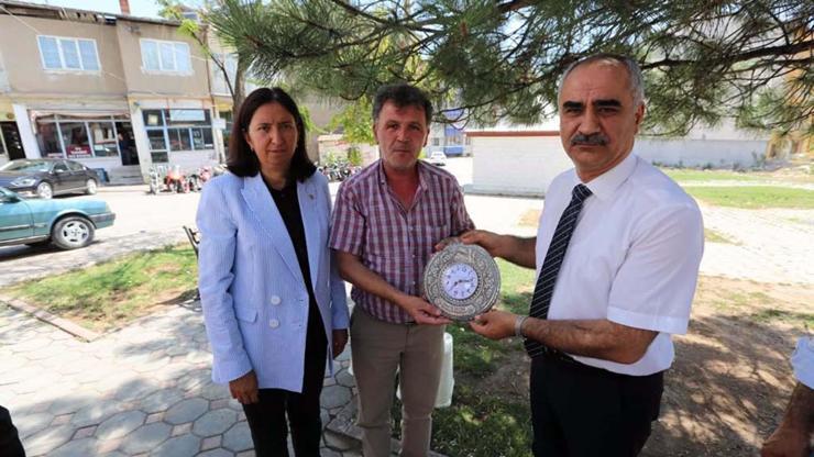 Aydın ve Ekinciden muhtarlara ziyaret