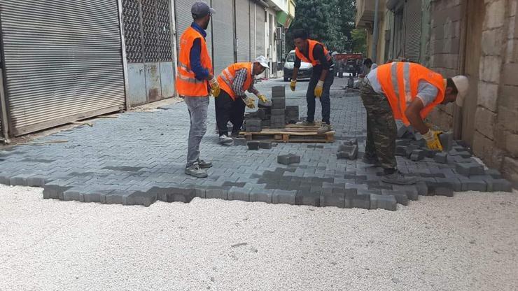Oğuzeli sokakları modernleşiyor