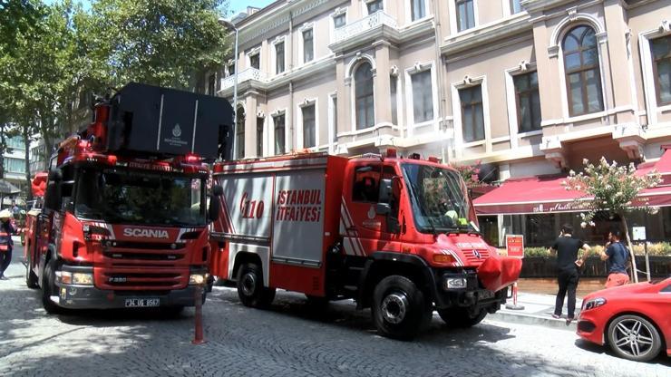 Beşiktaşta restoranda yangın
