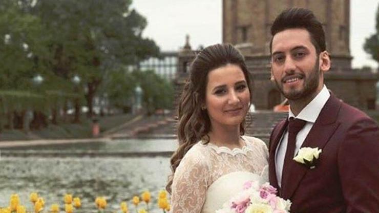 Hakan Çalhanoğlunun eşinden açıklama