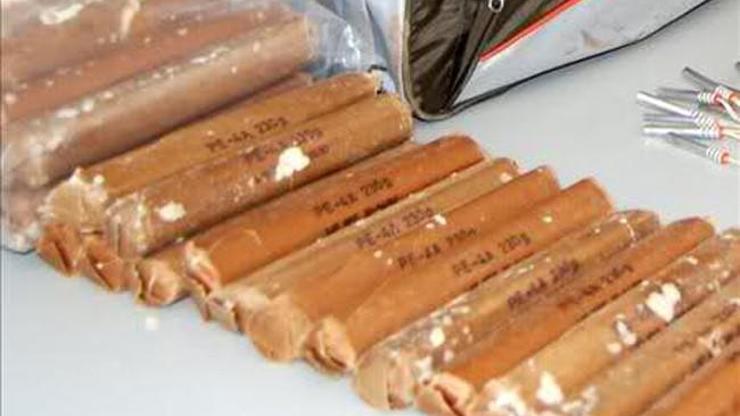 6 kilo A4 patlayıcı ele geçirildi