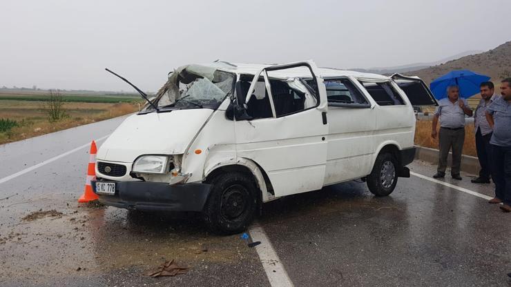 Burdurda kaza: 3 yaralı