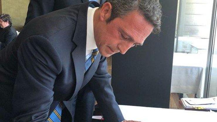 Ali Koç, Benficanın anı defterine bakın ne yazdı
