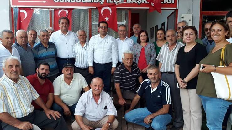 CHPliler Gündoğmuşta buluştu