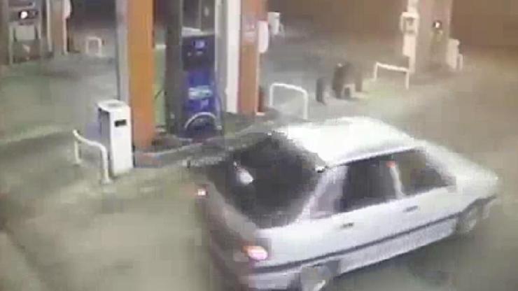 Gaspta kullanılan otomobil, güneş yanığından tespit edildi