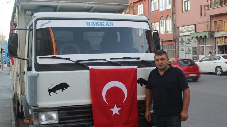 Aracının anahtarını Cumhurbaşkanı Erdoğana verecek