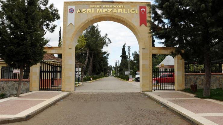 Bafrada mezarlığa terörist cenazesi defnedilecek iddiasına tepki