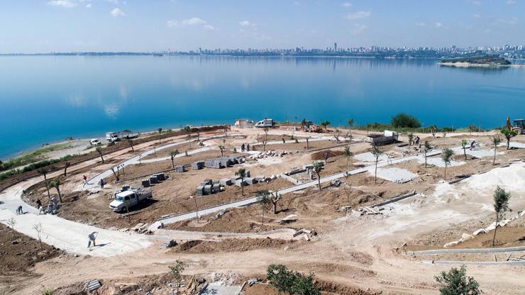 Göl manzaralı, mangal park