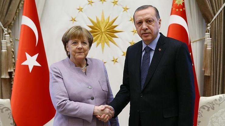 Son dakika: Erdoğan ile Merkel arasında kritik görüşme
