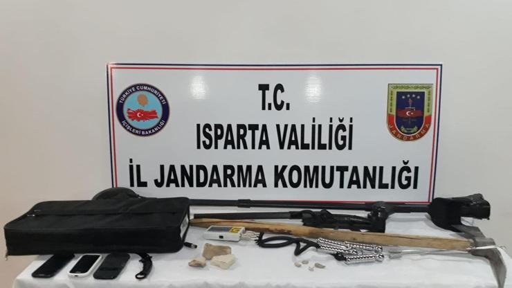 Yalvaçta kaçak kazı operasyonu