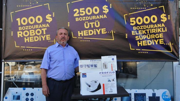 Manavgatta dolar bozdurma kampanyası