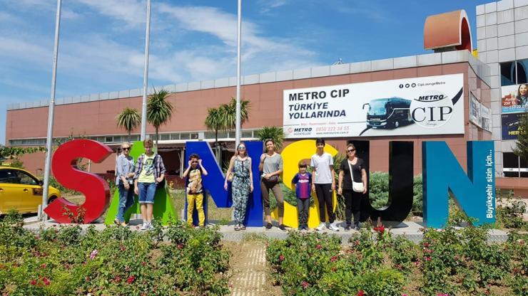 Ukraynalı çocuklar Samsun’dan memnun ayrıldı