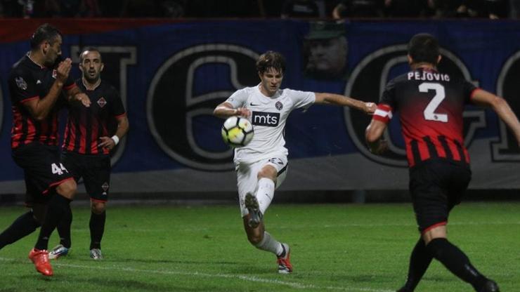 Partizan 3 golle kazandı