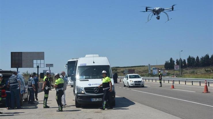 Drone ile trafik denetimi