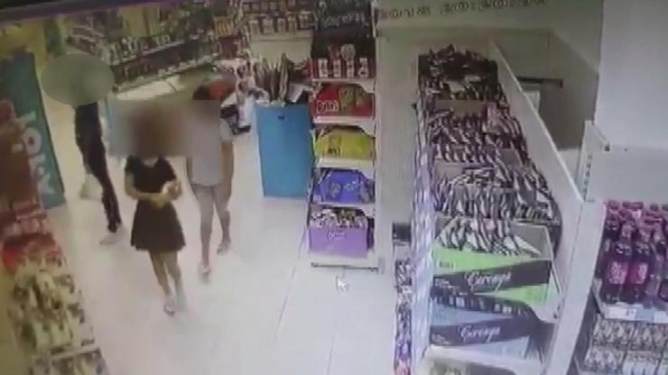 14 yaşındaki kıza taciz kamerada