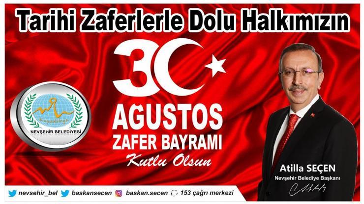 Nevşehir Belediye Başkanından 30 Ağustos mesajı