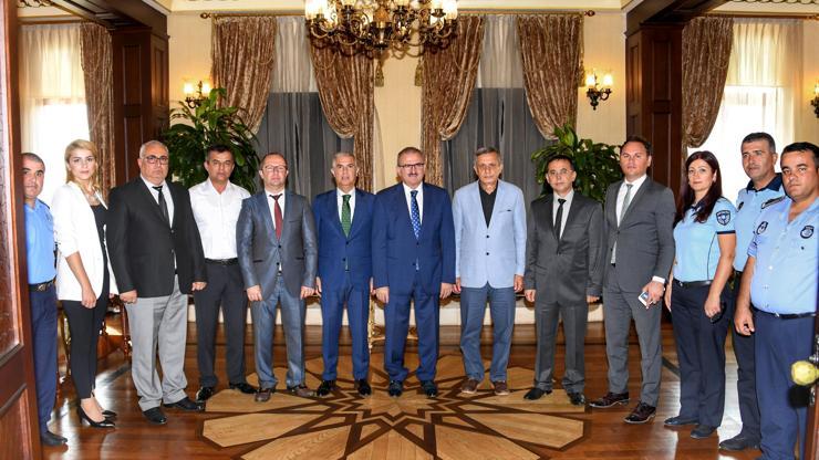 Vali Karaloğlu, zabıta heyetini kabul etti