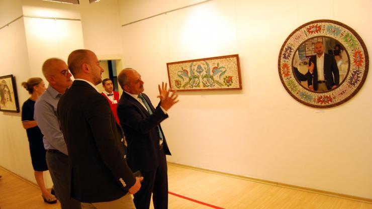 Sanko Sanat Galerisinde mozaik sergisi